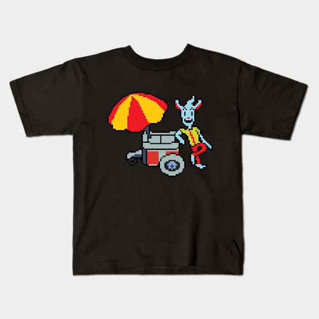 Nice Cream Guy Kids T-Shirt by TheMeowstache